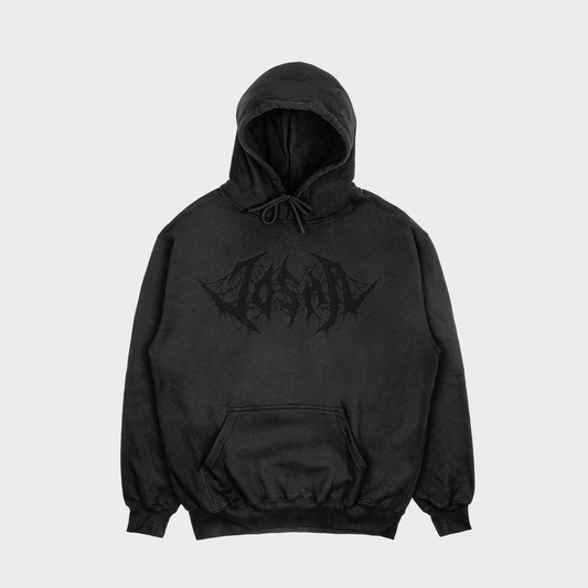 Blacked Out Logo Puff Hoodie