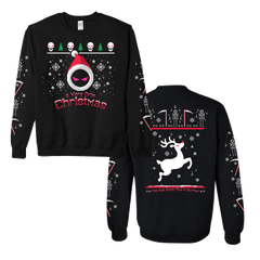Very Grim Christmas Black Crewneck Sweatshirt
